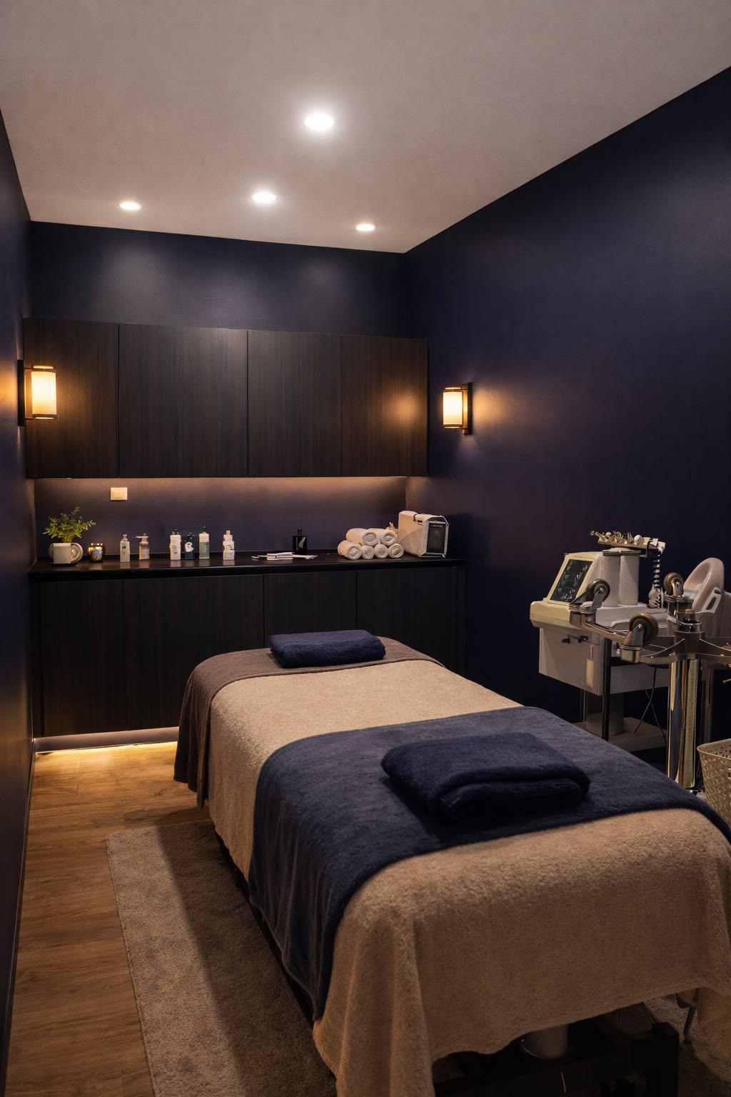 Luxury spa massage bed